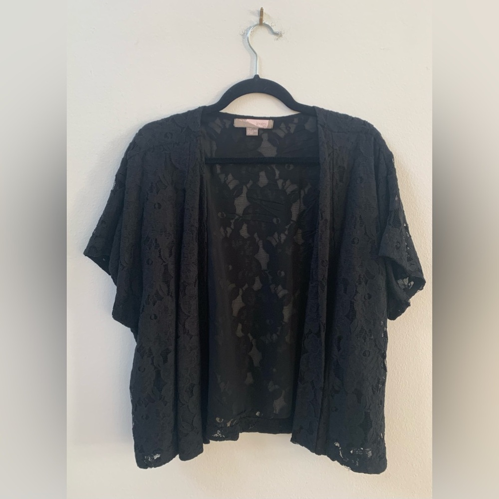SZ S/P Forever 21 (Love 21) Black Lace Top